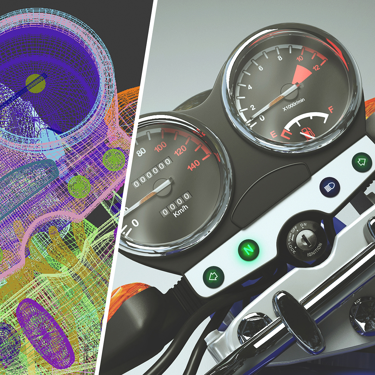 Authorial. Modeling and shader by Julio Dubiella. 3d Max, Corona Render.